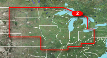 Garmin Inland Lakes Vision on microSD/SD - North Central
