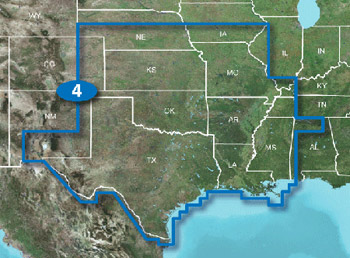 Garmin Inland Lakes Vision on microSD/SD - South Central