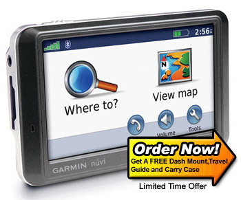 Garmin Nuvi 760 GPS with Free Dash Mount and Carry Case
