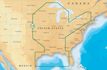 Navionics XL9 15XG USA - Central on SD Navionics XL9 15XG USA - Central on SD