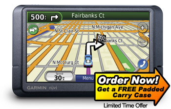 Garmin Nuvi 265WT Wide Screen GPS System with Free Case
