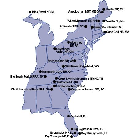 Garmin US Topo 24K National Parks, East
