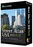 DeLorme Street Atlas 2010 Plus DVD