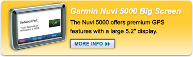 Garmin Nuvi 5000 Big Screen Automotive GPS