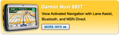 Garmin Nuvi 885T Voice Recognition Car GPS