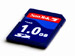 Blank 1 GB SD datacard for data storage