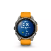 Garmin Fenix 8 47mm Sapphire Titanium with Spark Orange/ Graphite Band