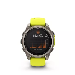 Garmin Fenix 8 47mm Sapphire Solar Titanium with Amp Yellow/Graphite Band