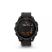 Garmin Fenix 8 47mm Sapphire Solar Carbon Gray DLC Titanium with Black/Pebble Gray Silicone Band