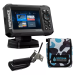Lowrance Eagle 5 with US Inland Lakes and Splitshot Transducer Nocqua Power Bundle