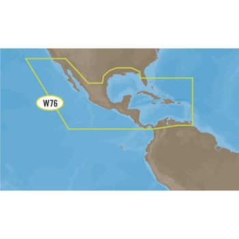 C-MAP MAX Wide NA-M027 Gulf of Mexico and Central America on SD