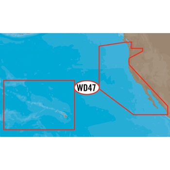 C-MAP 4D NA-D024 West Coast and Hawaii