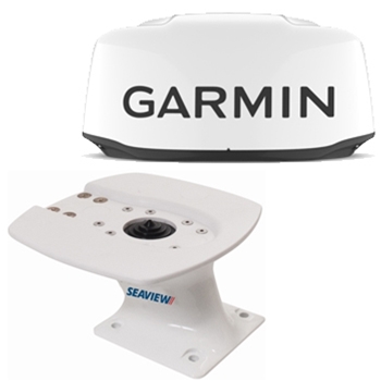 Garmin GMR 18 xHD3 Dome Radar with Seaview Mount Bundle