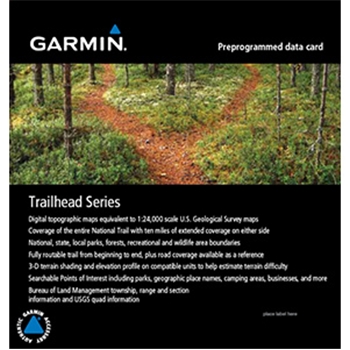 Garmin Trailhead Series Maps for Pacific Crest