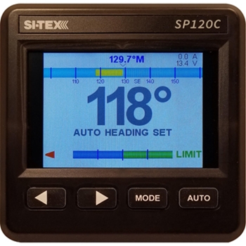 Si-Tex SP120C Color Autopilot with Rudder Feedback