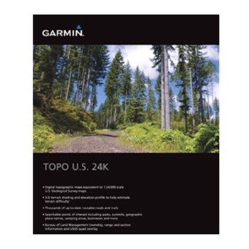 Garmin 24K Topo U.S. West microSD/SD