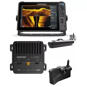 Lowrance HDS PRO 10 with Active Imaging HD 3-in-1 Transducer and ActiveTarget 2 Bundle