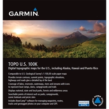 Garmin MapSource Topo U.S. 100K microSD/SD card