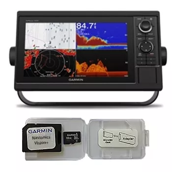 Garmin GPSMAP 1022 Chartplotter Navionics Vision+ Bundle