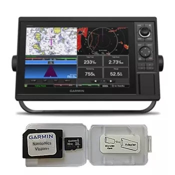 Garmin GPSMAP 1222 Chartplotter Navionics Vision+ Bundle