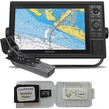 Garmin GPSMAP 1242xsv GN+ with Transducer and Navionics Vision+ Bundle