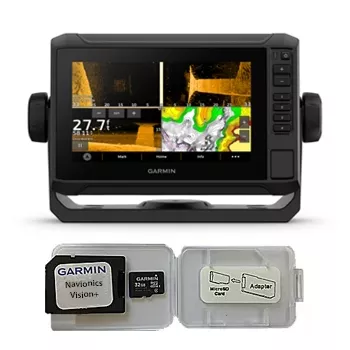 Garmin ECHOMAP UHD2 73sv GN+ Navionics Vision+ Bundle