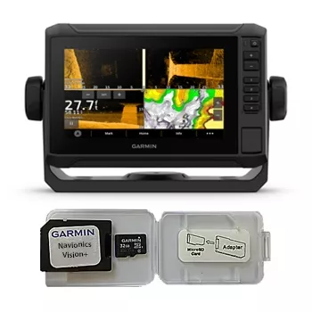 Garmin ECHOMAP UHD2 74sv GN+ with Transducer and Navionics Vision+ Bundle