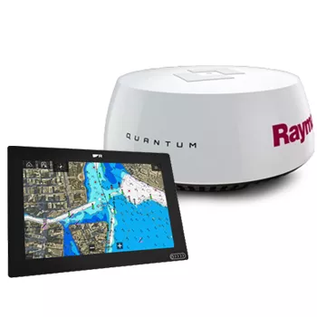 Raymarine AXIOM+ 12RV and Quantum Q24C 18" Wired CHIRP Radar Bundle