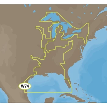 C-MAP MAX Wide NA-M023 Gulf of Mexico, Great Lakes and Rivers