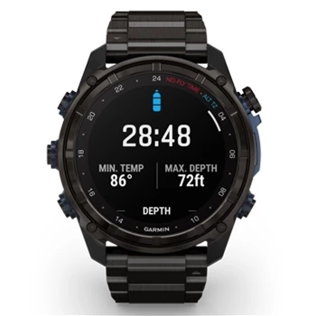 Garmin Descent Mk3i Carbon Gray DLC Titanium with DLC Titanium Band 51mm