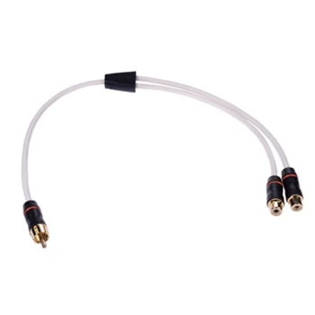 Fusion MS-RCAYF 1M to 2F Premium RCA Splitter