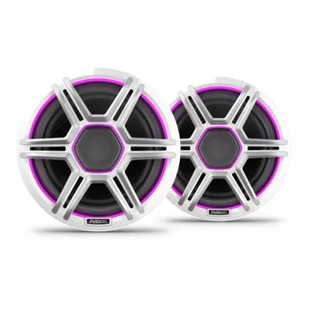 Fusion Apollo 7.7” LED Marine Speakers- Sports White