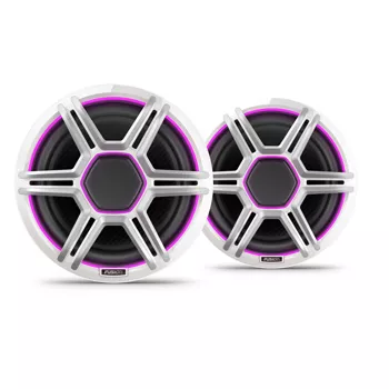 Fusion Apollo 8.8” LED Marine Speakers- Sports White