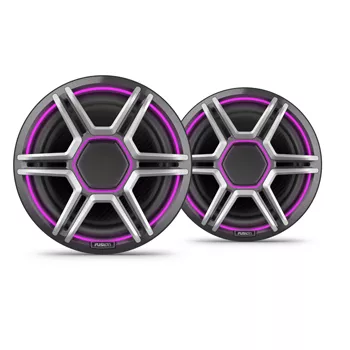 Fusion Apollo 8.8” LED Marine Speakers- Sports Gray