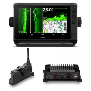 Garmin ECHOMAP UHD2 94sv GN+ with Transducer and LiveScope Plus Bundle