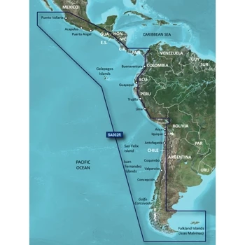 Garmin Bluechart G3 South America West - HSA002R