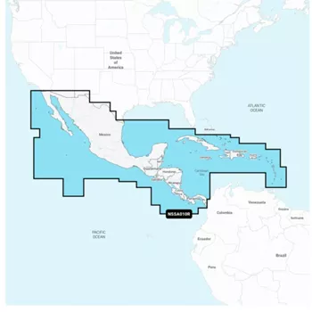 Garmin Navionics+ NSSA010R  Central America and Caribbean