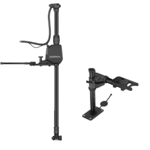 Garmin Spy Pole 49 inch Motorized Pole Mount with Gunnel Mount System Bundle   