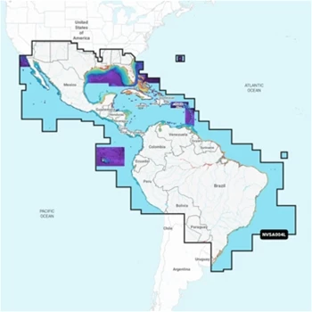 Garmin Navionics Vision+ NVSA004L Mexico, Caribbean to Brazil