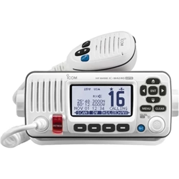 Icom M424G Fixed Mount VHF with GPS White