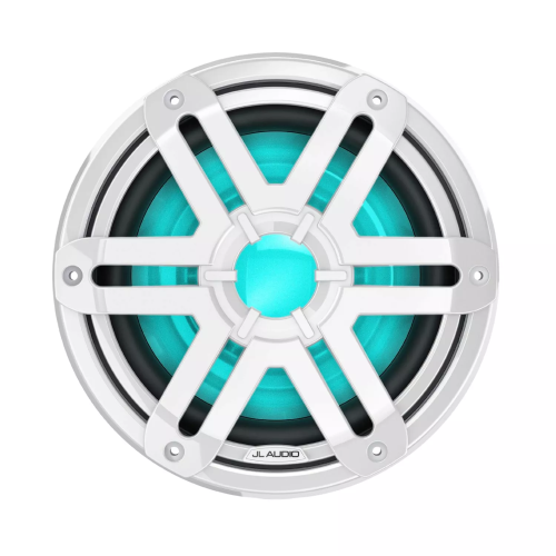 JL Audio M200 10 LED Marine Subwoofer with White Sport Grille