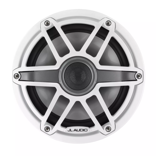 JL Audio M6 7.7 Marine Speakers M6-770X-S-GwGw with White Sport Grille