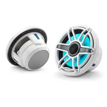 JL Audio M6-770X-S-GwGw-i Marine Coaxial Speakers with RGB LED Lighting