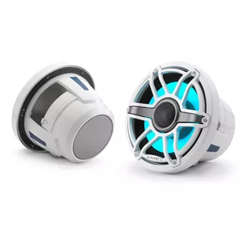 JL Audio M6-880X-S-GwGw-i Marine Coaxial Speakers with RGB LED Lighting