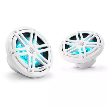 JL Audio M3-650X-S-Gw-i Marine Coaxial Speakers with RGB LED Lighting