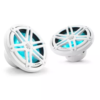 JL Audio M3-770X-S-Gw-i Marine Coaxial Speakers with RGB LED Lighting