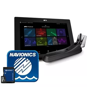 Raymarine AXIOM+ 12RV with RV-100 Transducer and Navionics Plus Chart Bundle