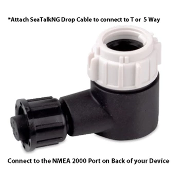 Raymarine Devicenet (F) to STng (M) Adaptor-90-Degree