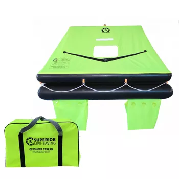 Superior Life-Saving Offshore Stream 4-Person Liferaft, Valise