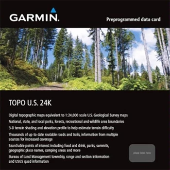 Garmin 24K Topo U.S. South Central microSD/SD